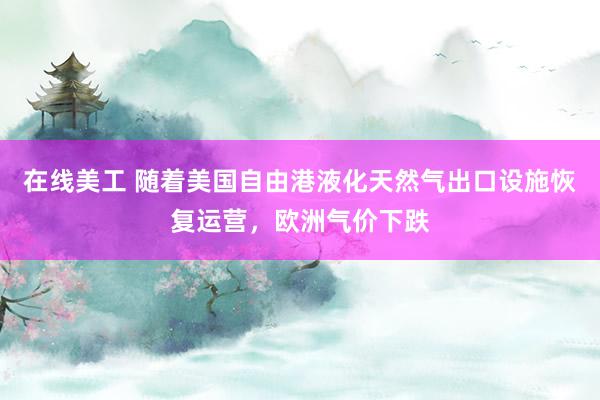 在线美工 随着美国自由港液化天然气出口设施恢复运营，欧洲气价下跌