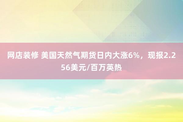 网店装修 美国天然气期货日内大涨6%，现报2.256美元/百万英热